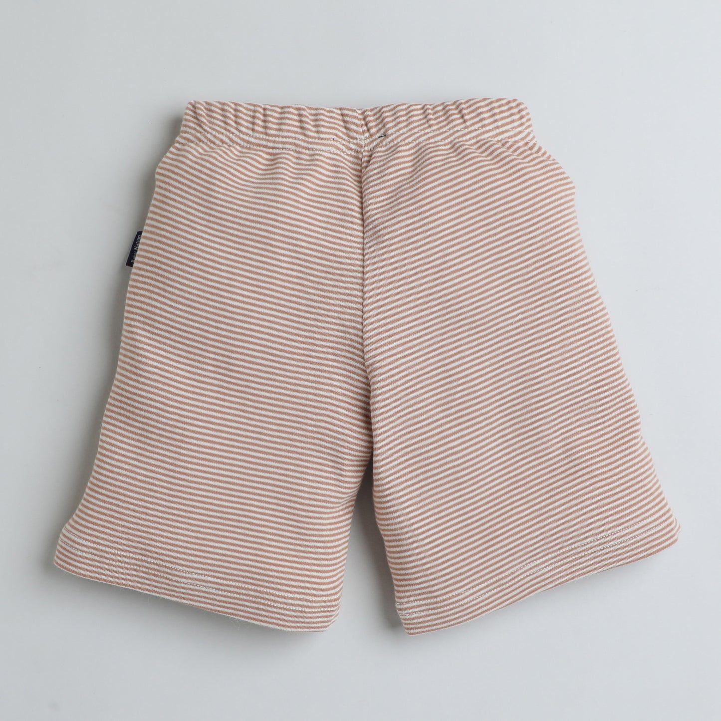 Unisex Shorts - Mini Brown Stripes