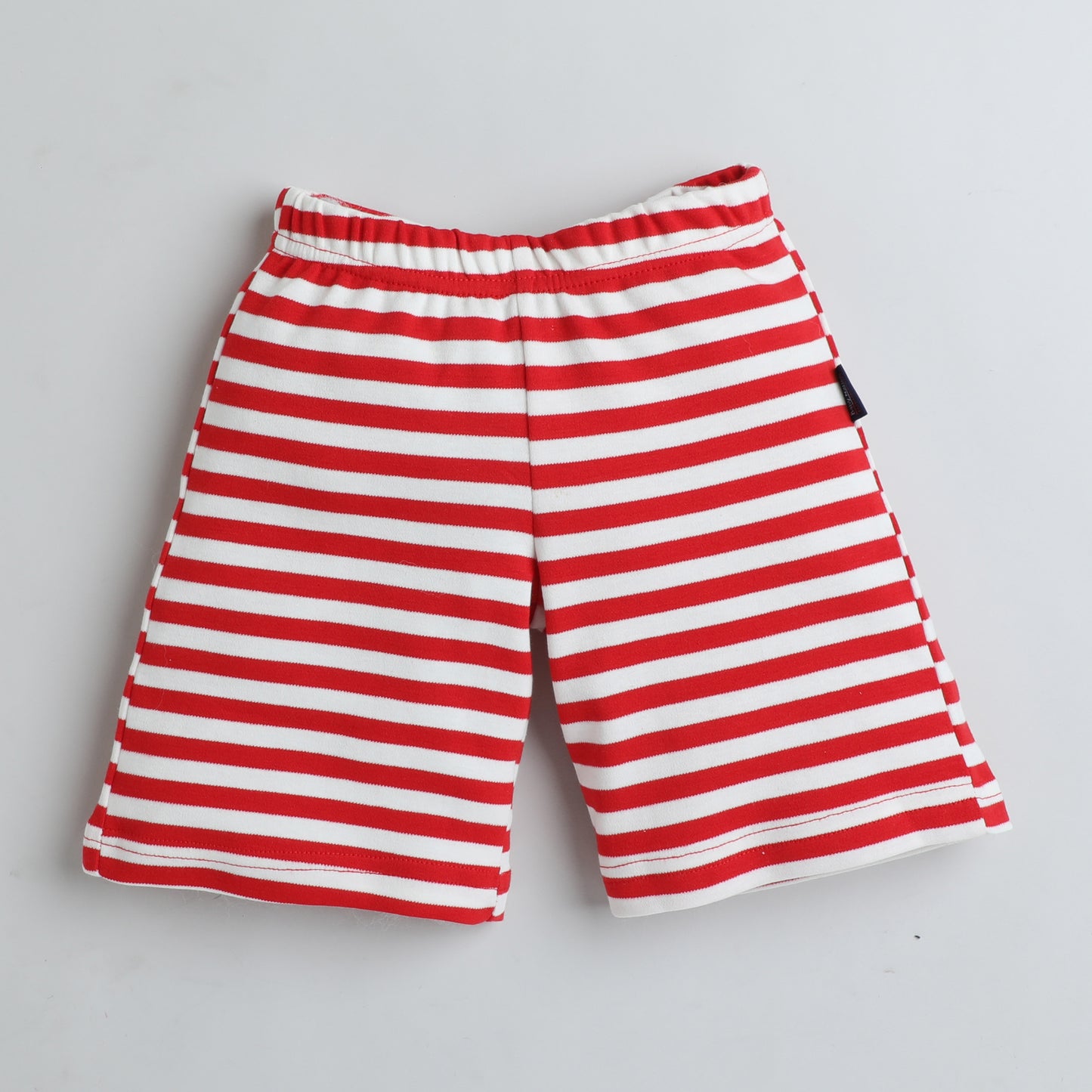 Boys Casual Printed Shorts -Red
