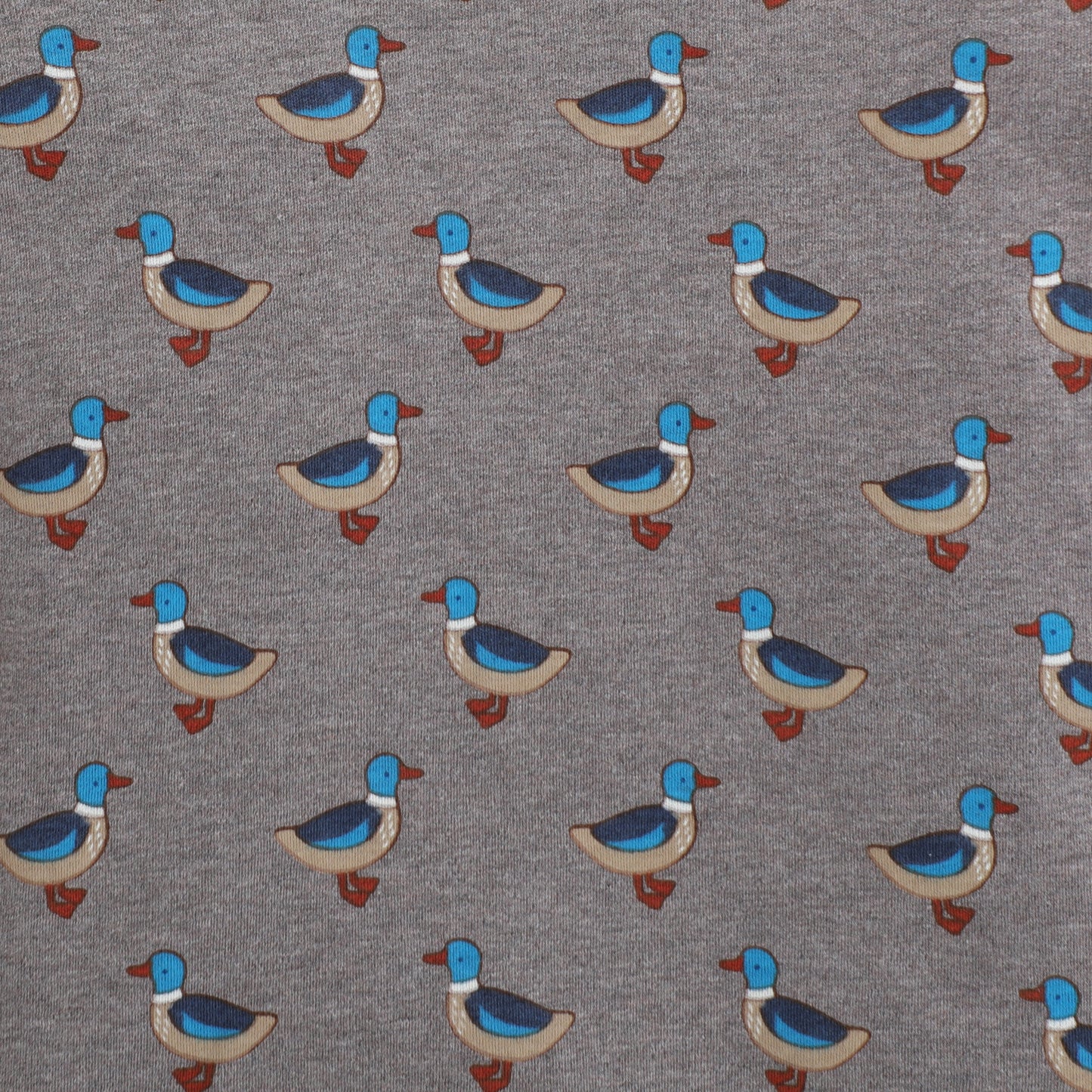 Girls Printed T-Shirt Grey – Duck Pattern Design