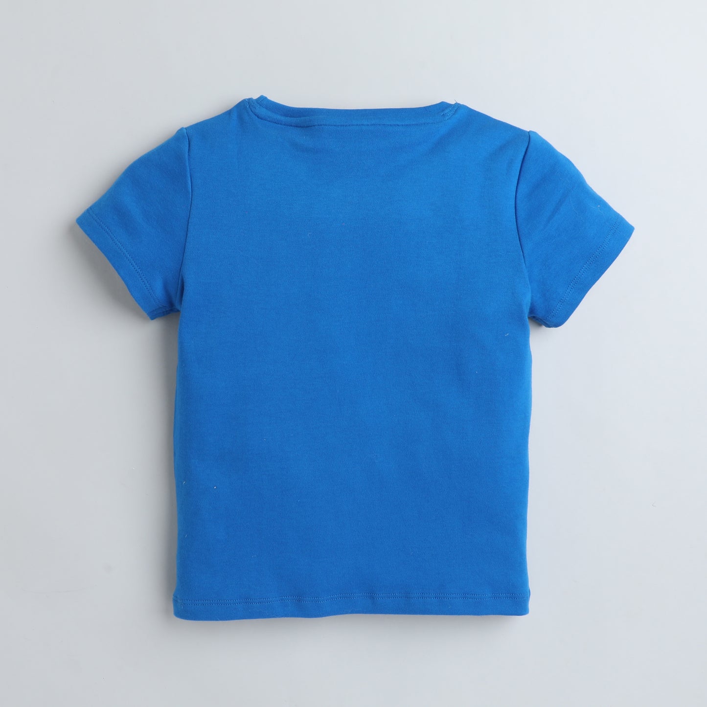 Girls Printed T-Shirt Blue – Ice Cream Cone Design