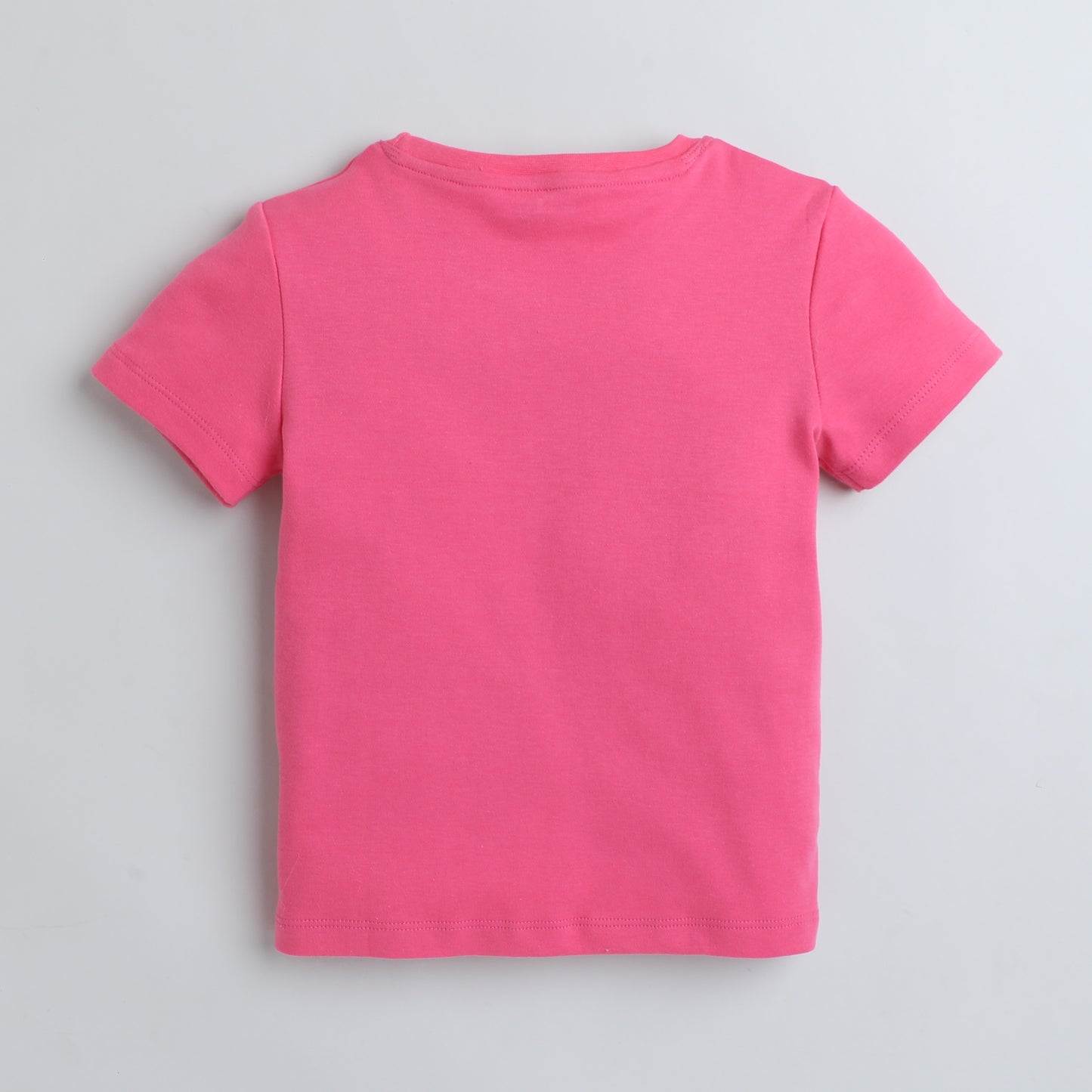 Girls Printed T-Shirt Pink – Little Mermaid Design