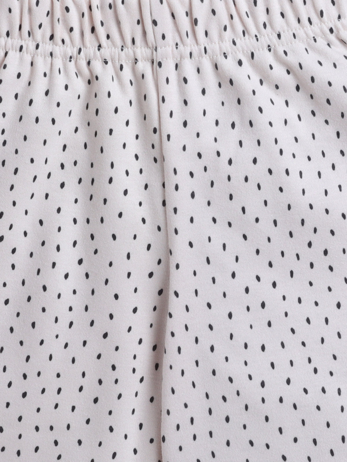 Baby Nation Cotton Knit Half Sleeve Coord Short Set - Melange Dot