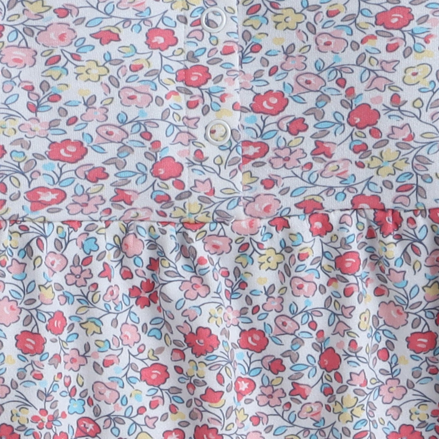 Girls Floral Printed Cotton Frock