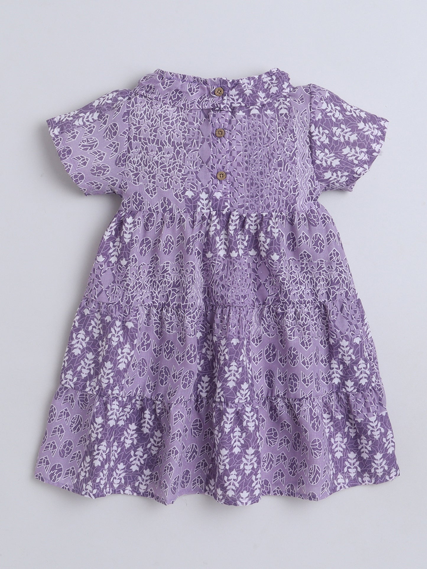 Girls Polycotton Frock - Violet