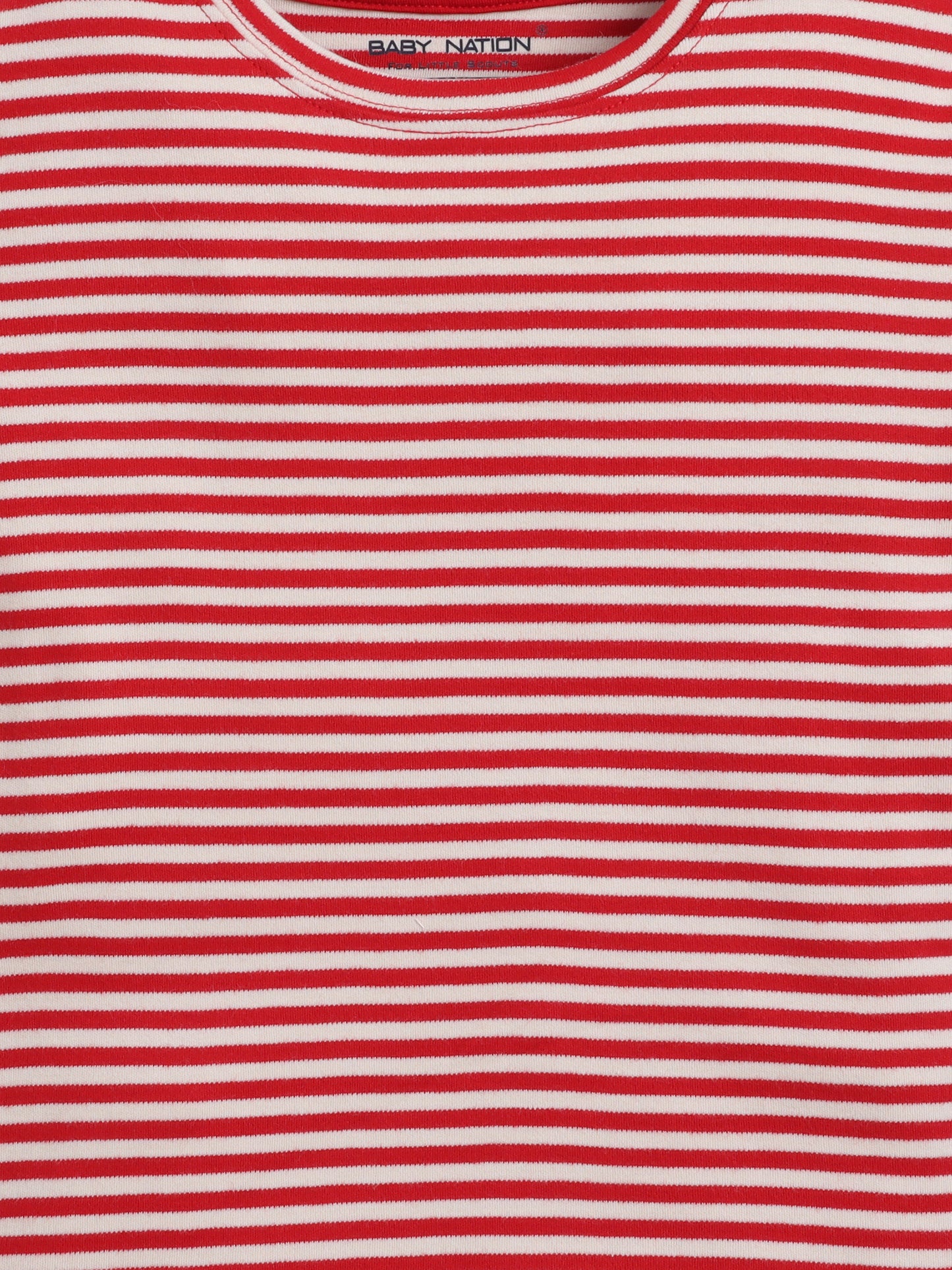 Unisex Cotton Coord Sets- Red Striped