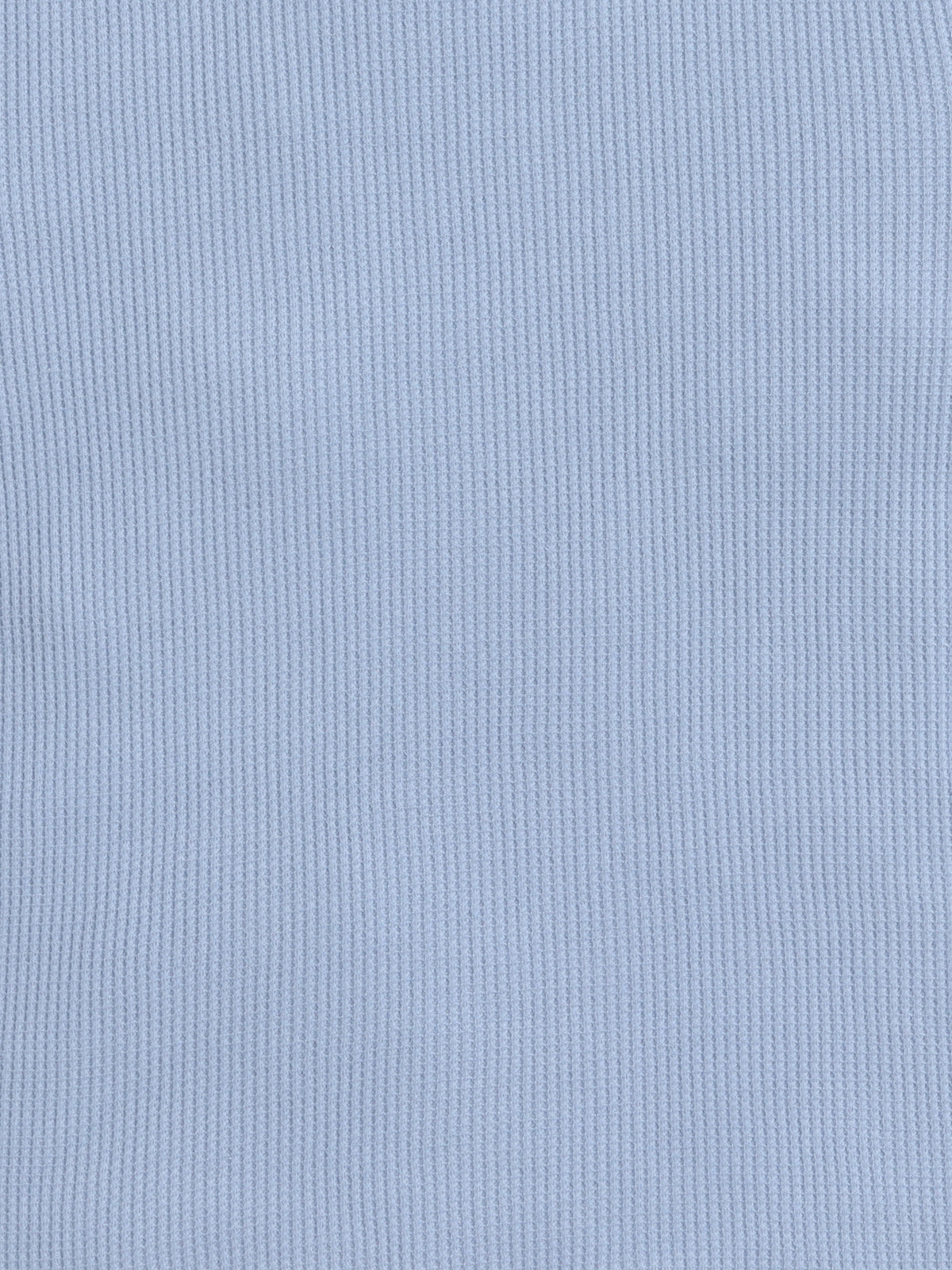 Baby Nation Cotton Knit Half Sleeves Blue Waffle Solid Coordinating Shorts Set - Blue