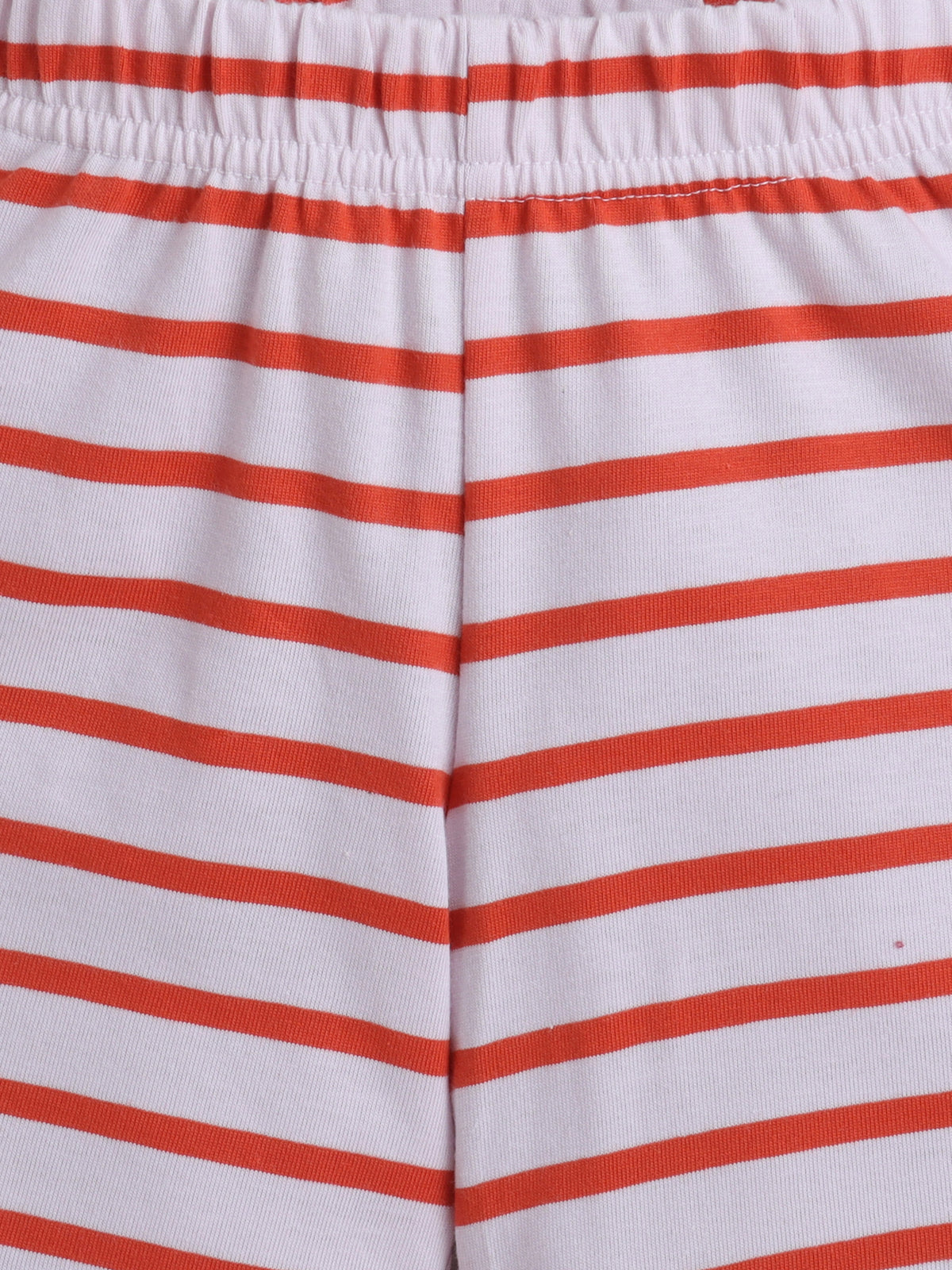 Unisex Solid Shorts - Dark Orange Stripes