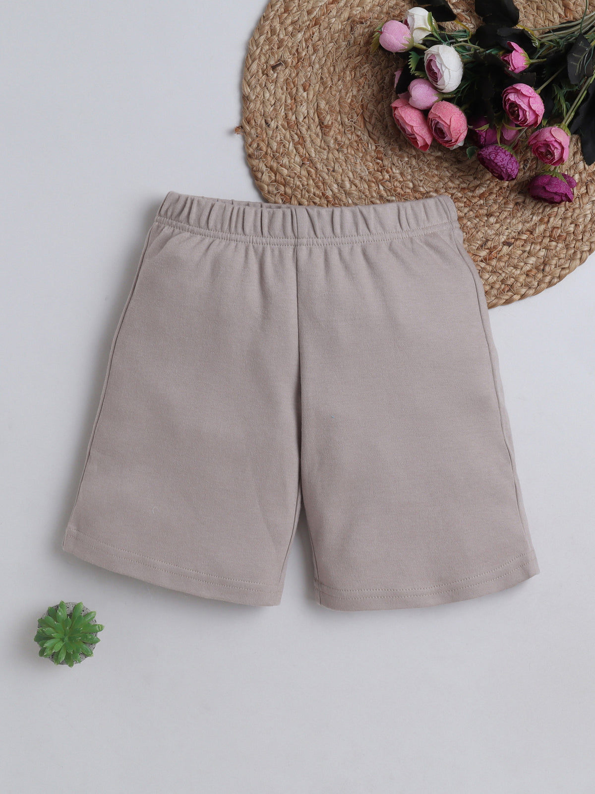 Unisex Solid Shorts - Cool Grey