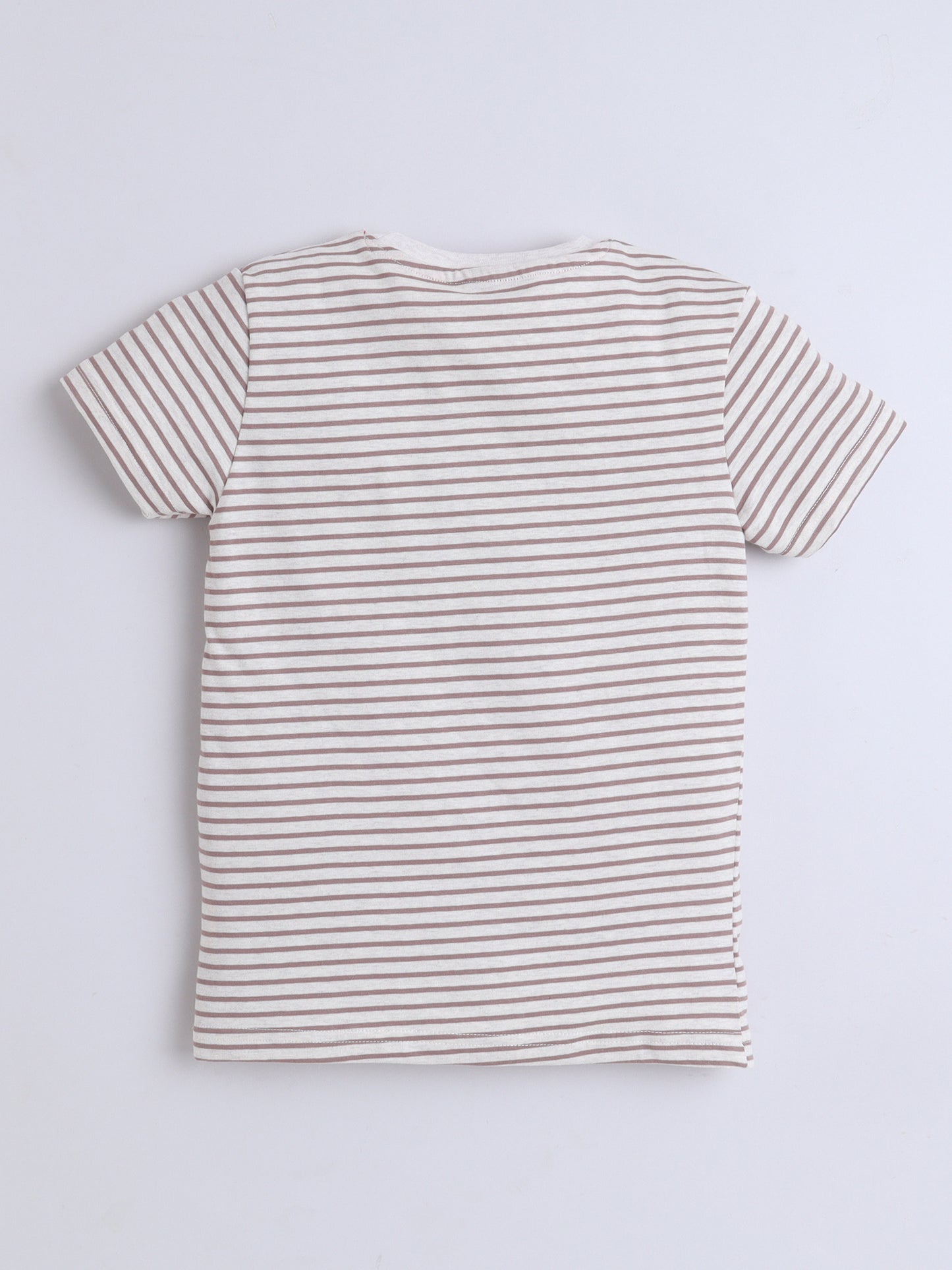 Boys T-Shirt - Brown Striped