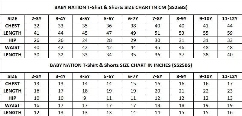 Unisex Cotton Coord Sets- Blue Glitter