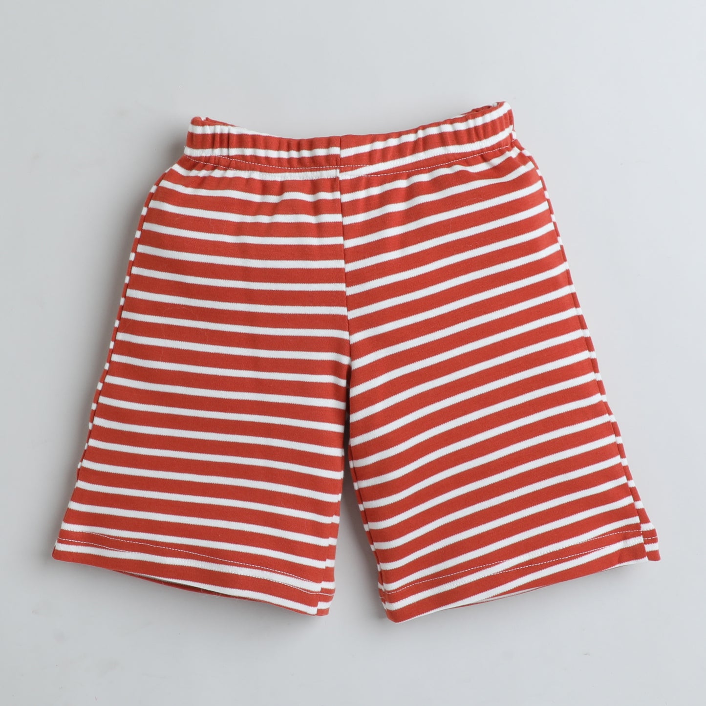 Boys Casual Printed Shorts - Rust