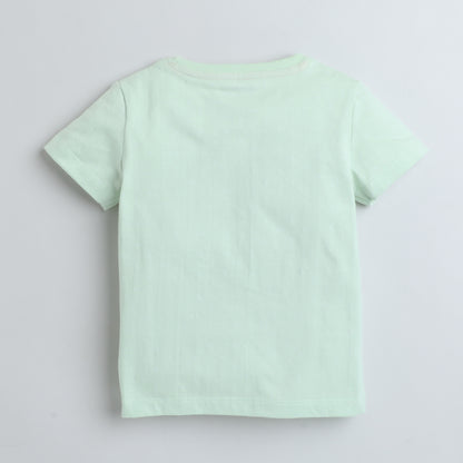 Girls Printed T-Shirt Mint Green – Astral Beauty Design