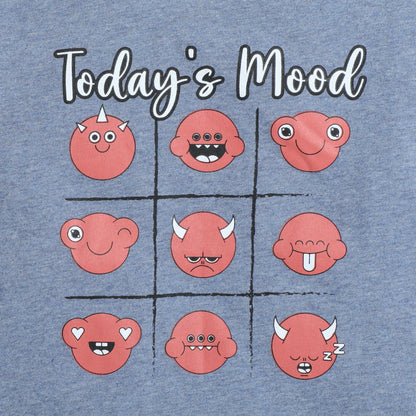 Boys T-Shirt - Blue Smile Print