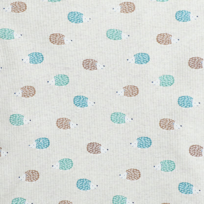 Girls Printed T-Shirt Beige – Hedgehog Design