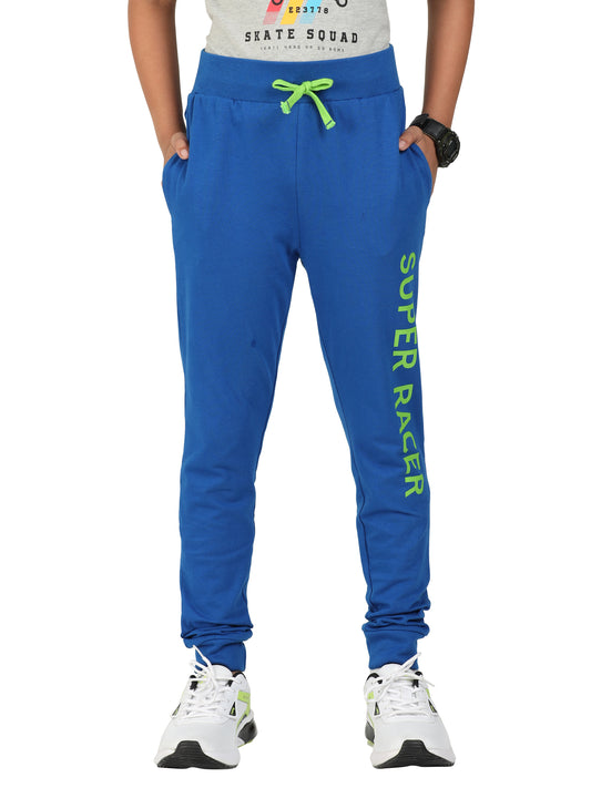 Cool Comfort: Boys' Blue Joggers