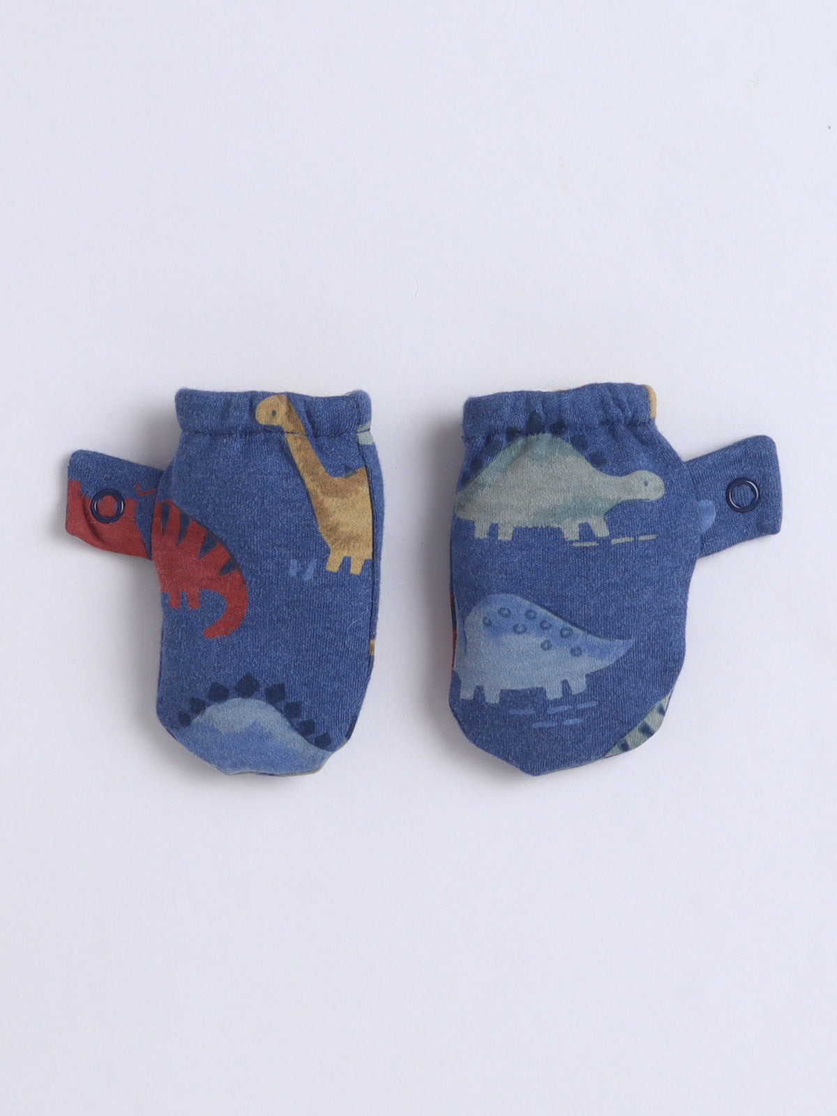 Baby Nation Reversible Baby Romper – Dinosaur Print & Mustard Stripes