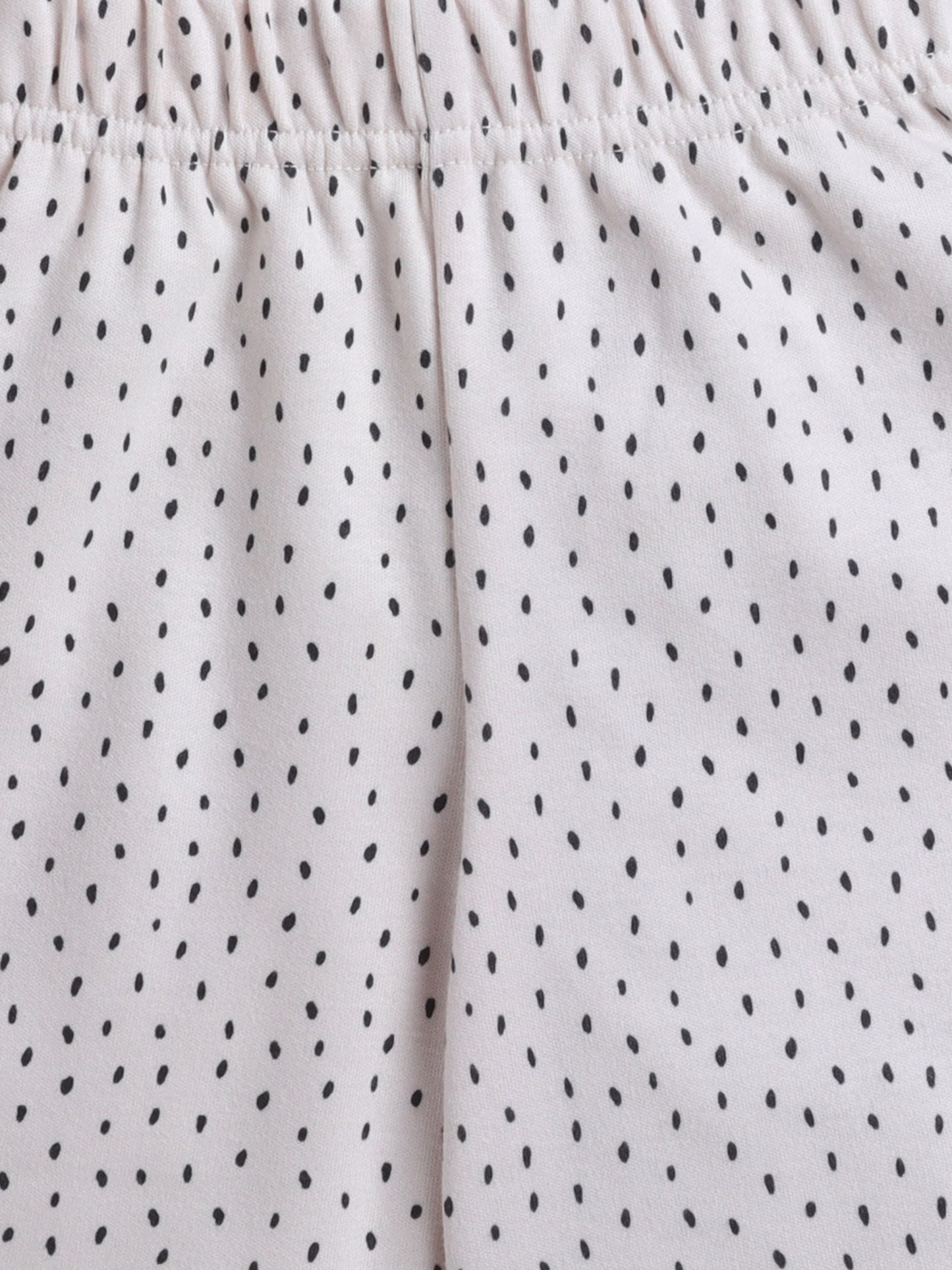 Baby Nation Cotton Knit Half Sleeve Coord Short Set - Melange Dot