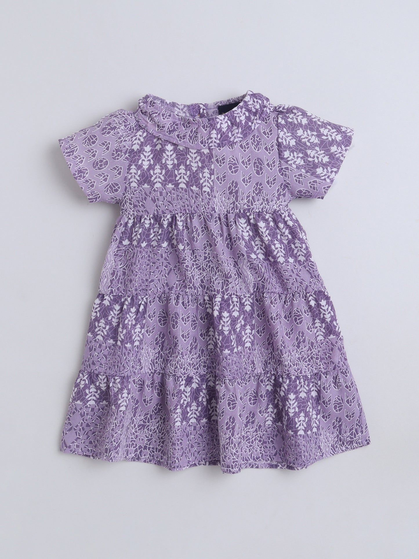 Girls Polycotton Frock - Violet