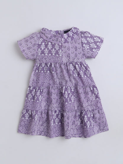 Girls Polycotton Frock - Violet