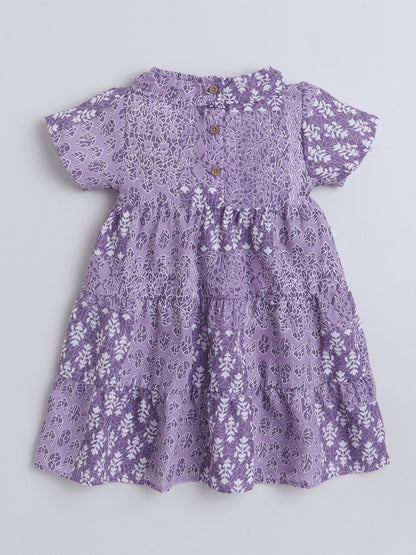 Girls Polycotton Frock - Violet