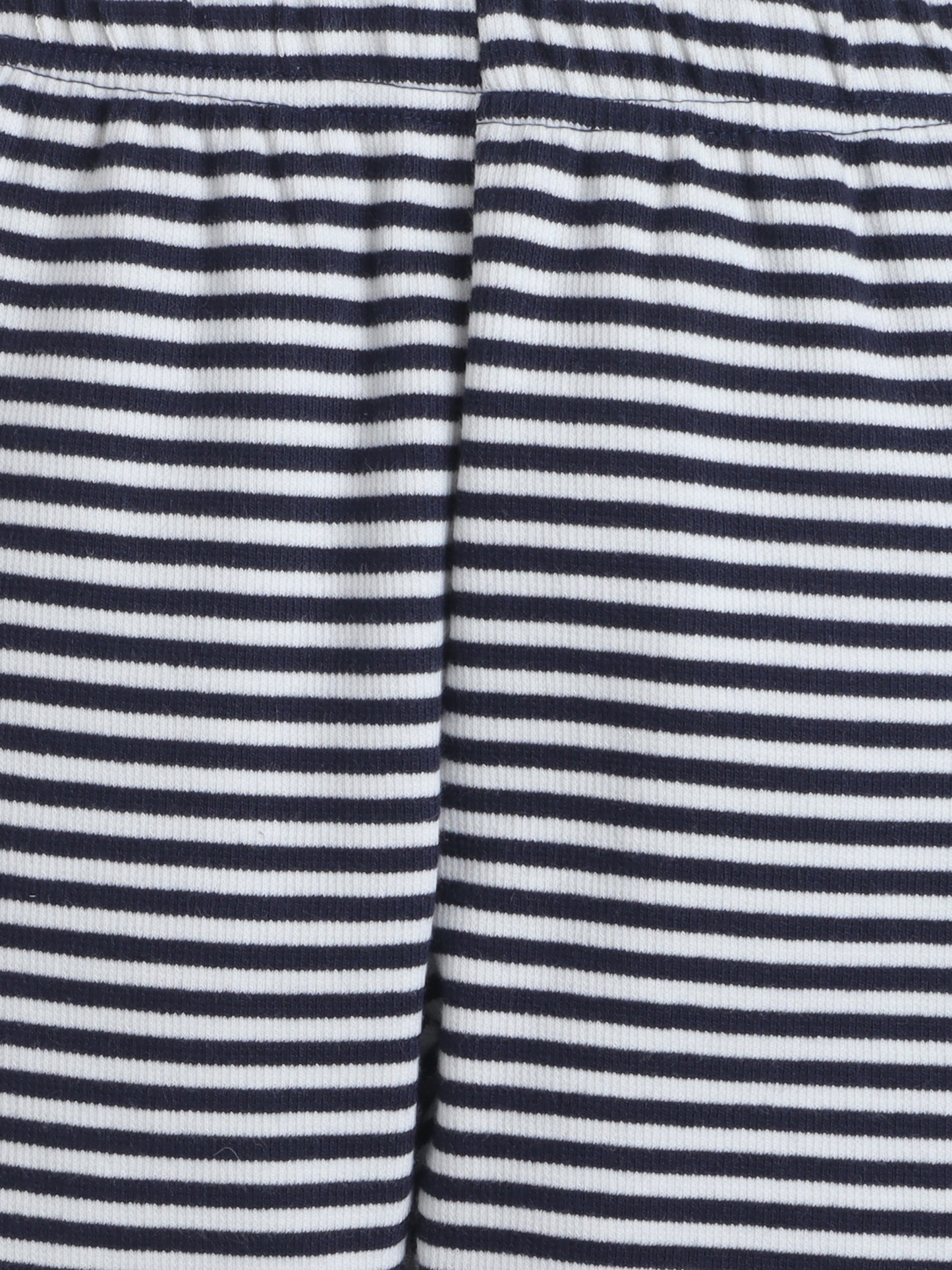 Baby Nation Kids Printed Cotton Night Suit Set-Navy Striped