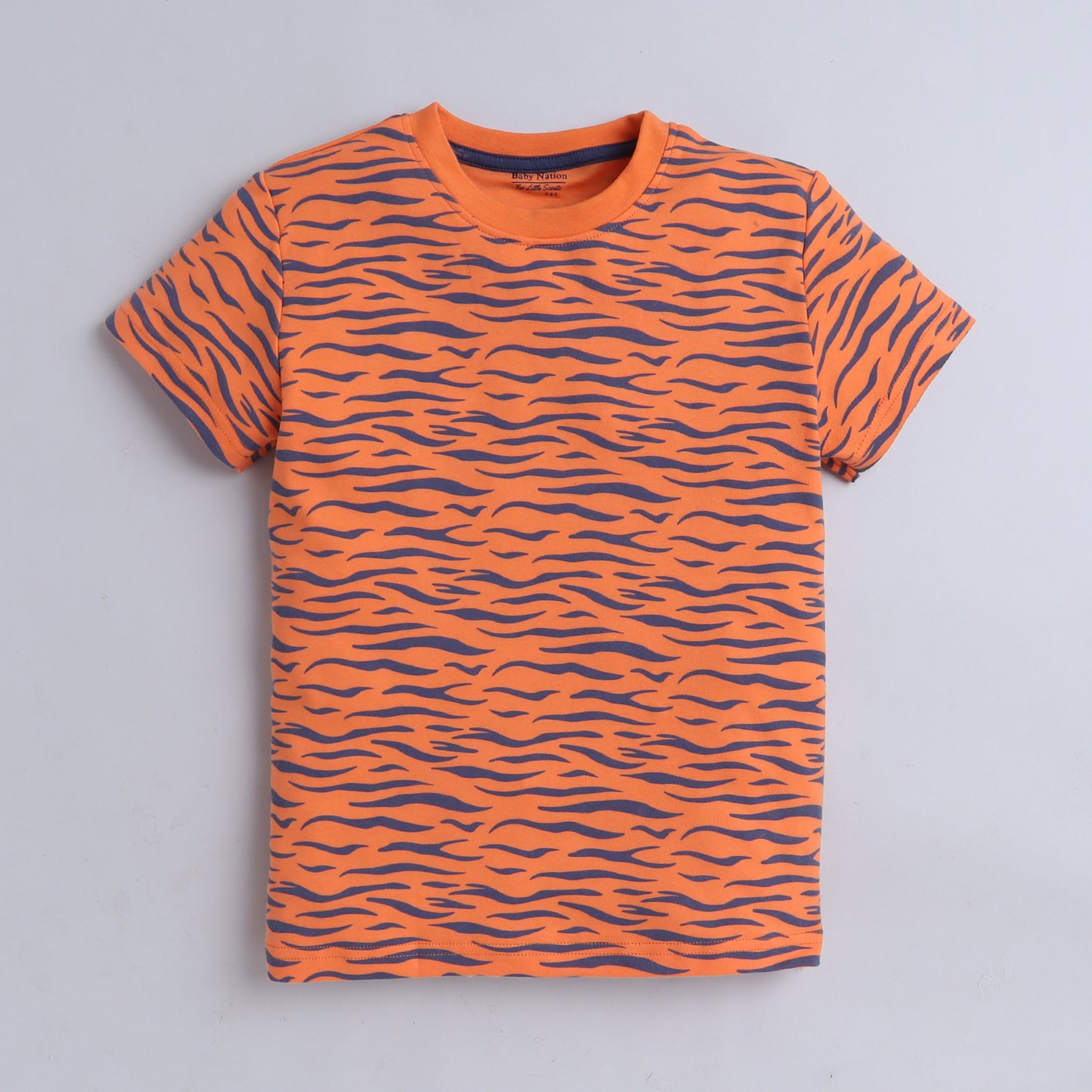 Boys T-Shirt - Orange Tiger