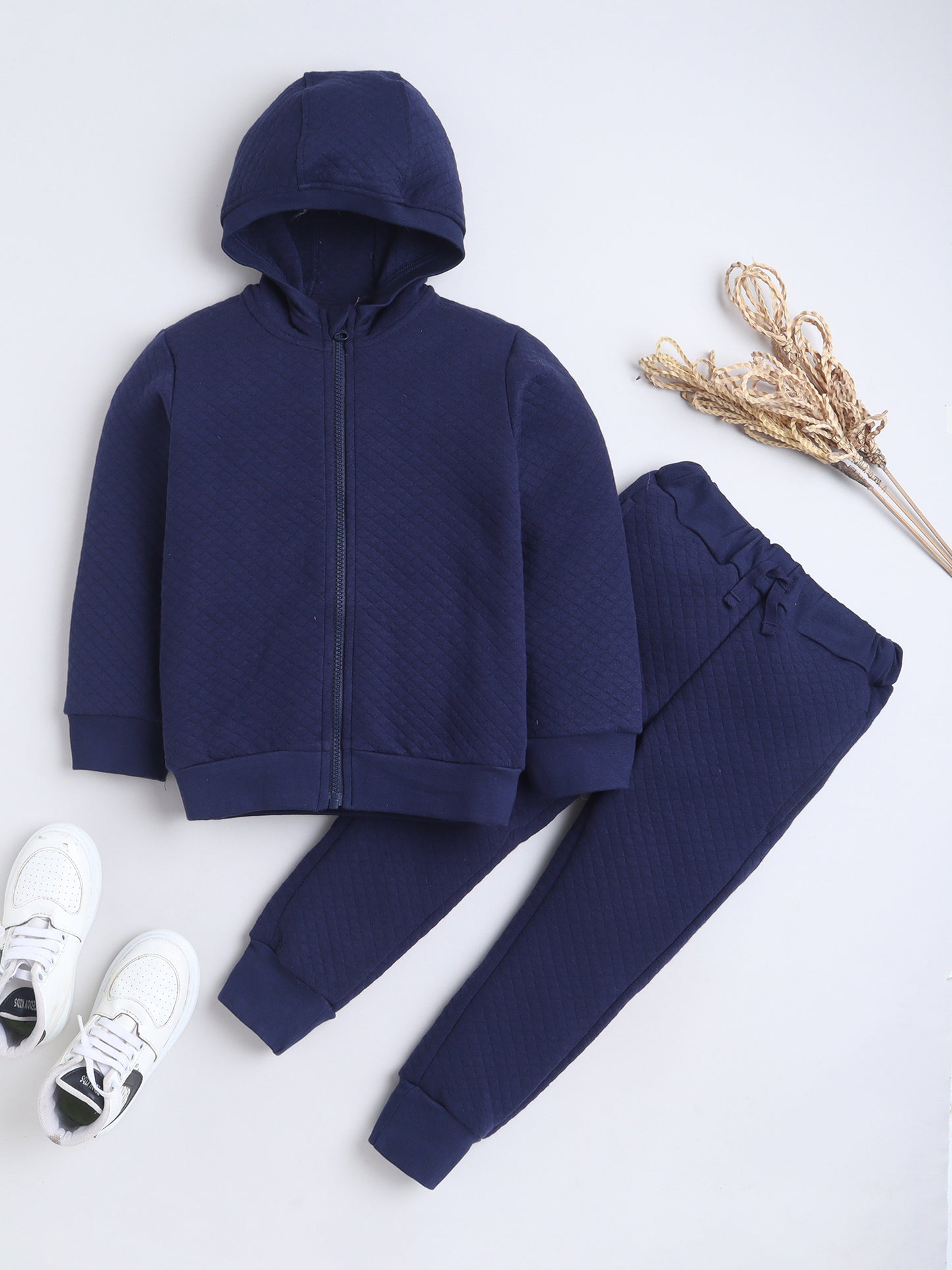 Hoodie Cooed Set - Navy