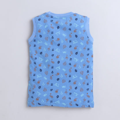 Baby Nation Boys Blue Summer Sleeveess Sets