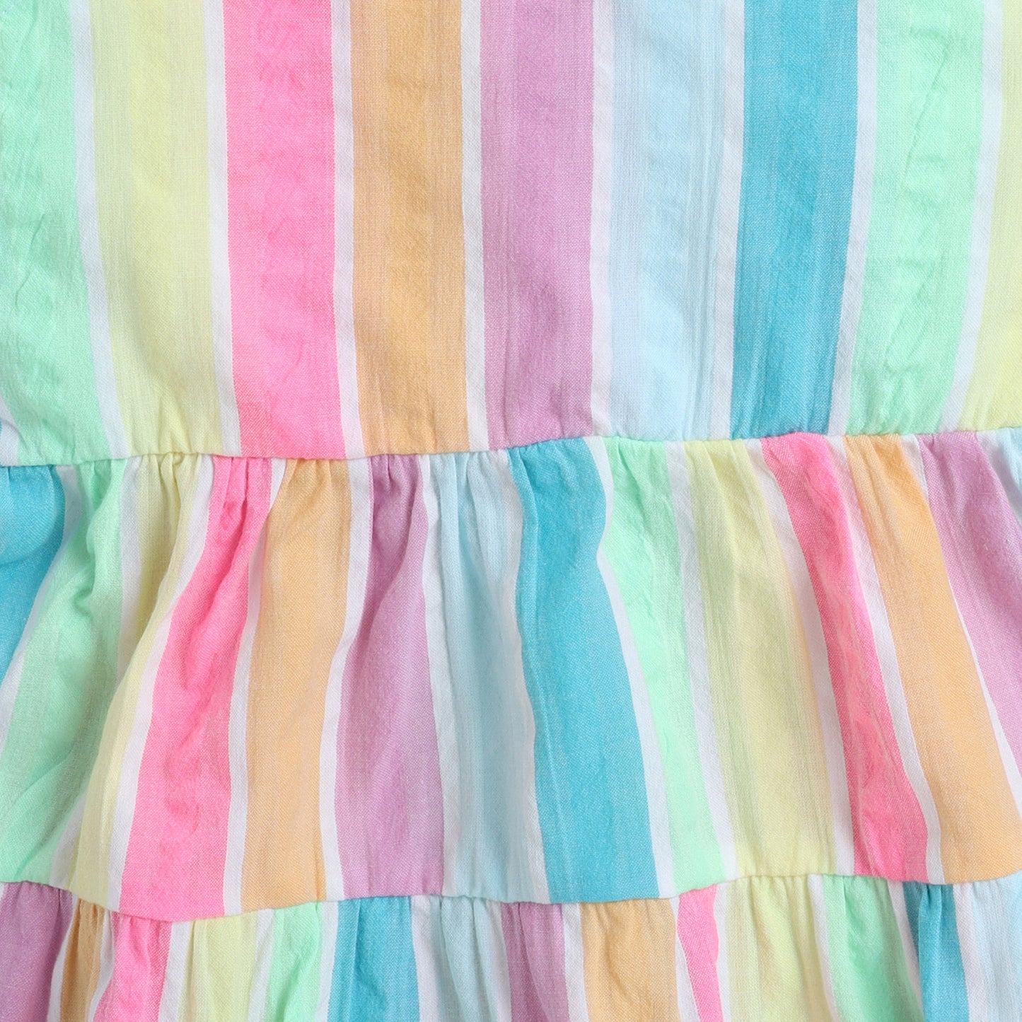 Girls Pastel Rainbow Dress