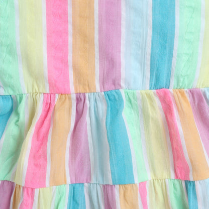 Girls Pastel Rainbow Dress