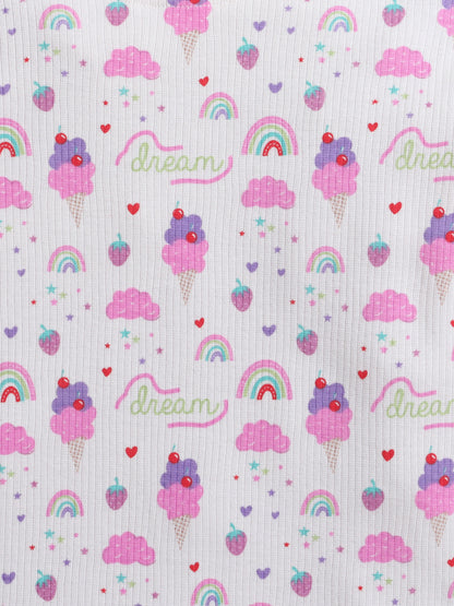 Baby Nation Kids Printed Cotton Night Suit Set - Ice Cream