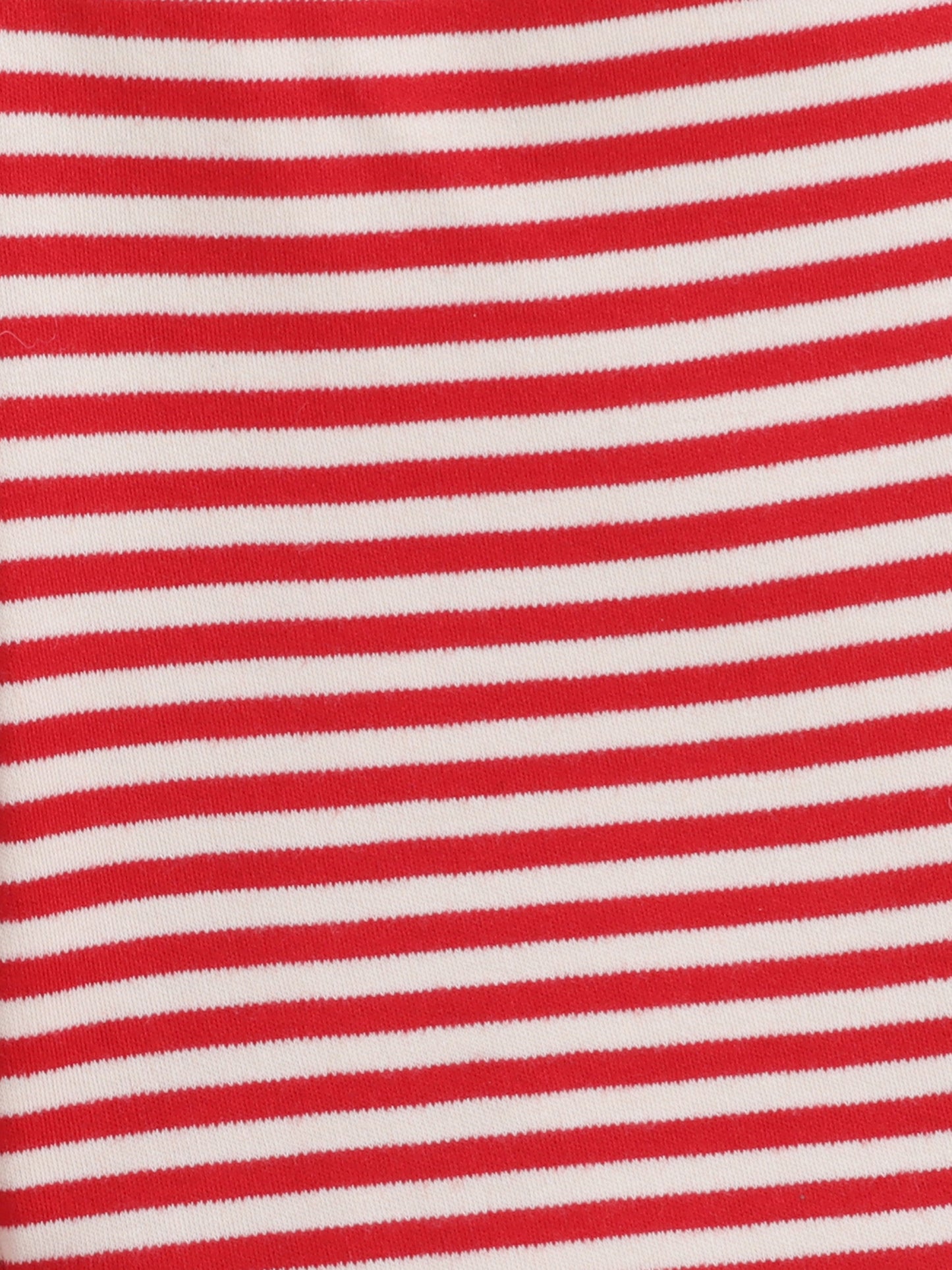 Baby Nation Cotton Knit Half Sleeve Coord Short Set - Small Red Stripes