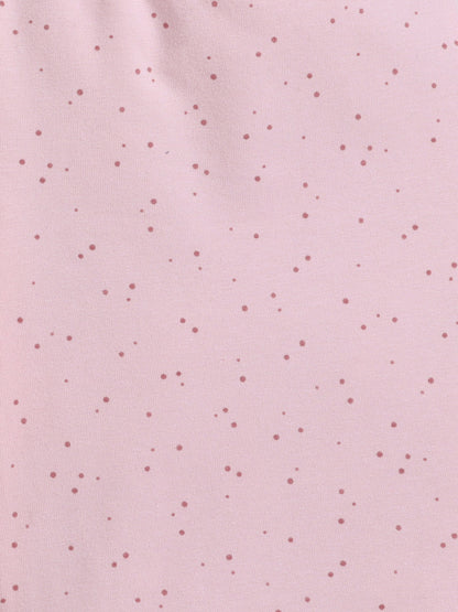 Baby Nation Cotton Knit Half Sleeve Coord Short Set - Pink Dot