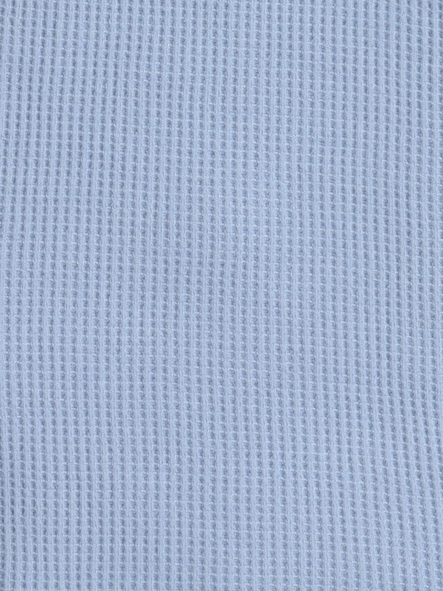 Baby Nation Cotton Knit Half Sleeves Blue Waffle Solid Coordinating Shorts Set - Blue