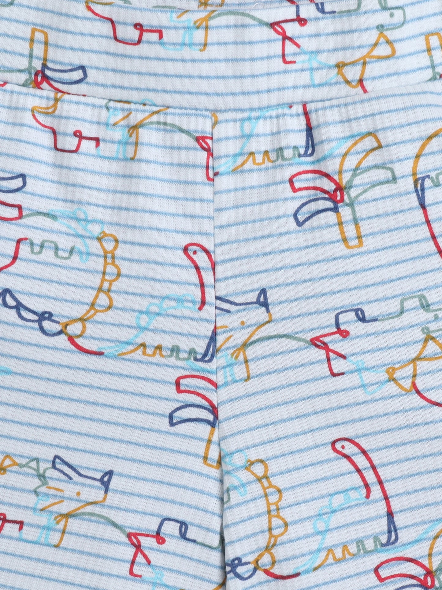 Unisex Shorts - White Dino