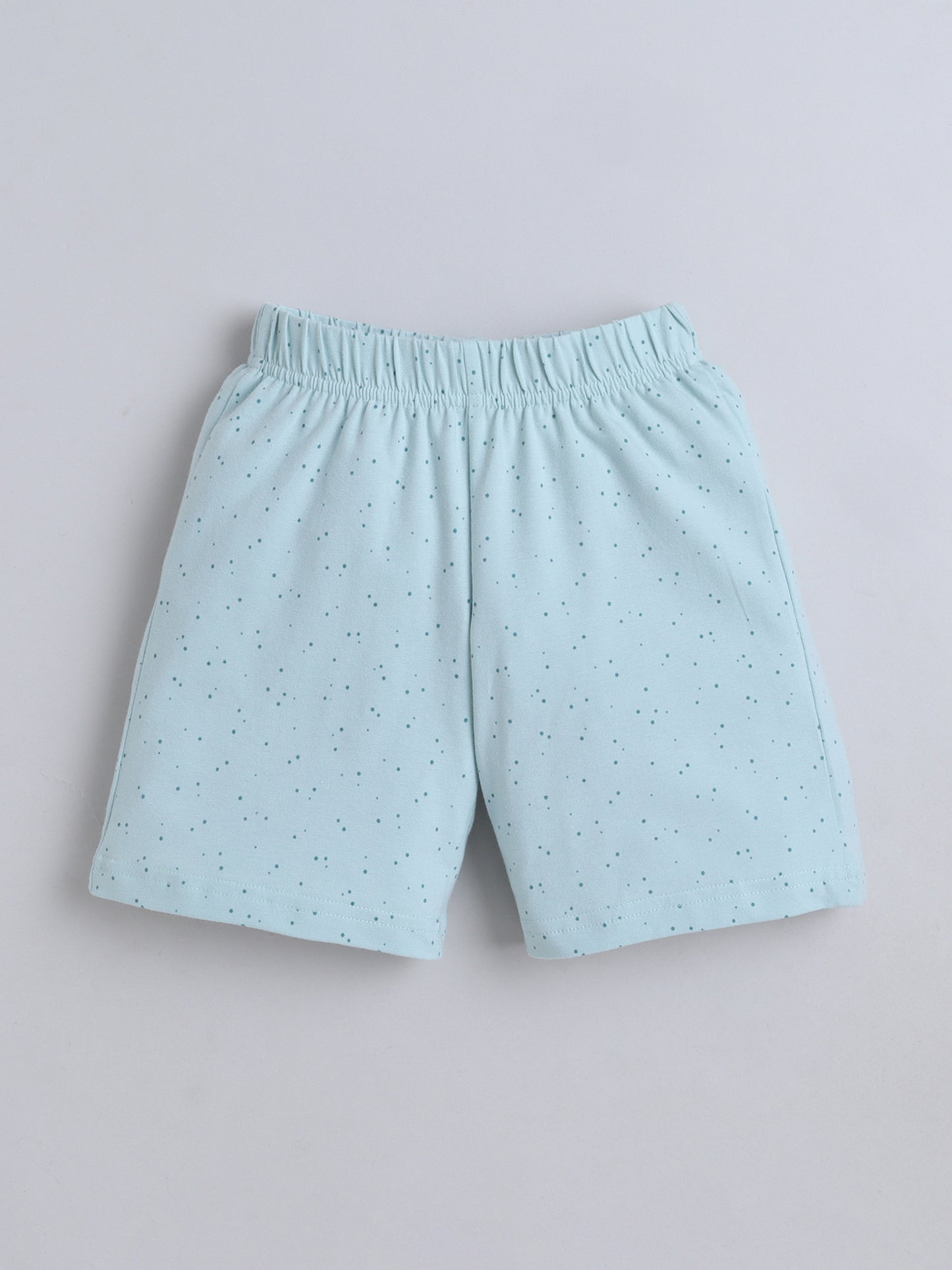 Unisex Solid Shorts - Green Dot