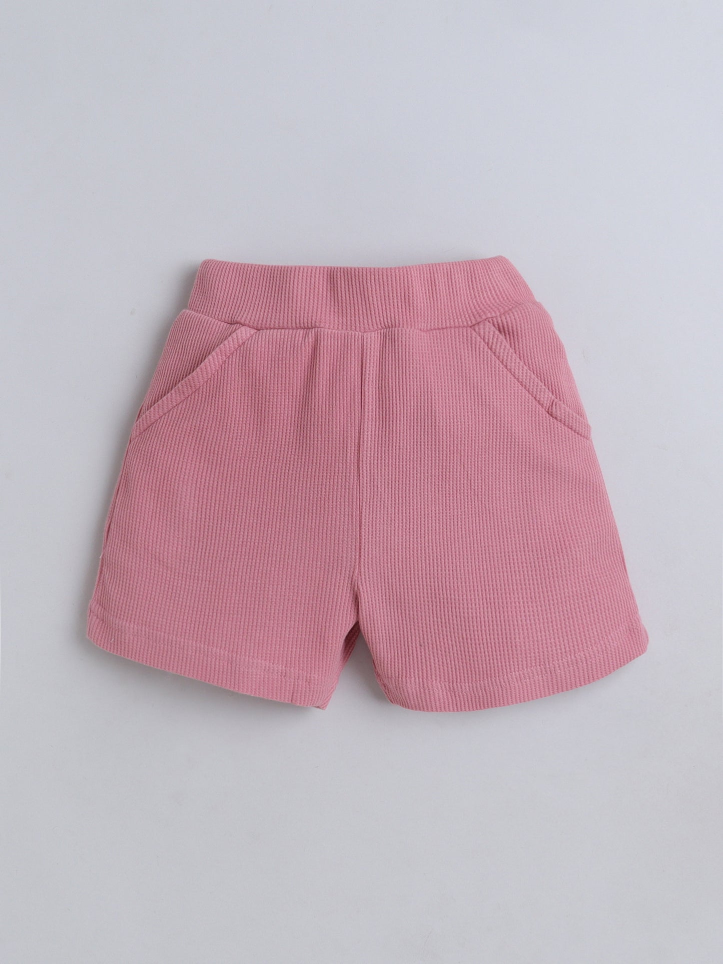Unisex Shorts - Pink Waffle