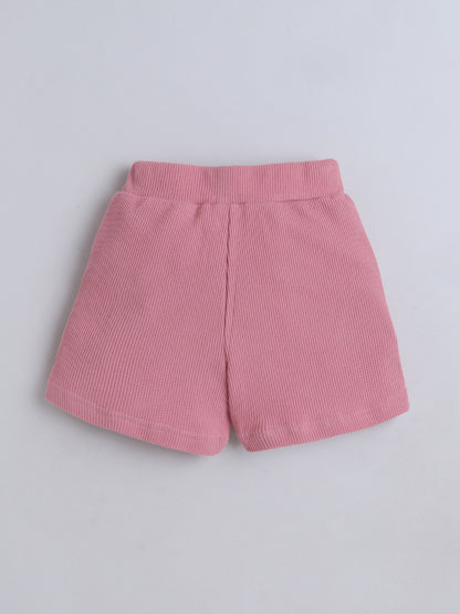 Unisex Shorts - Pink Waffle