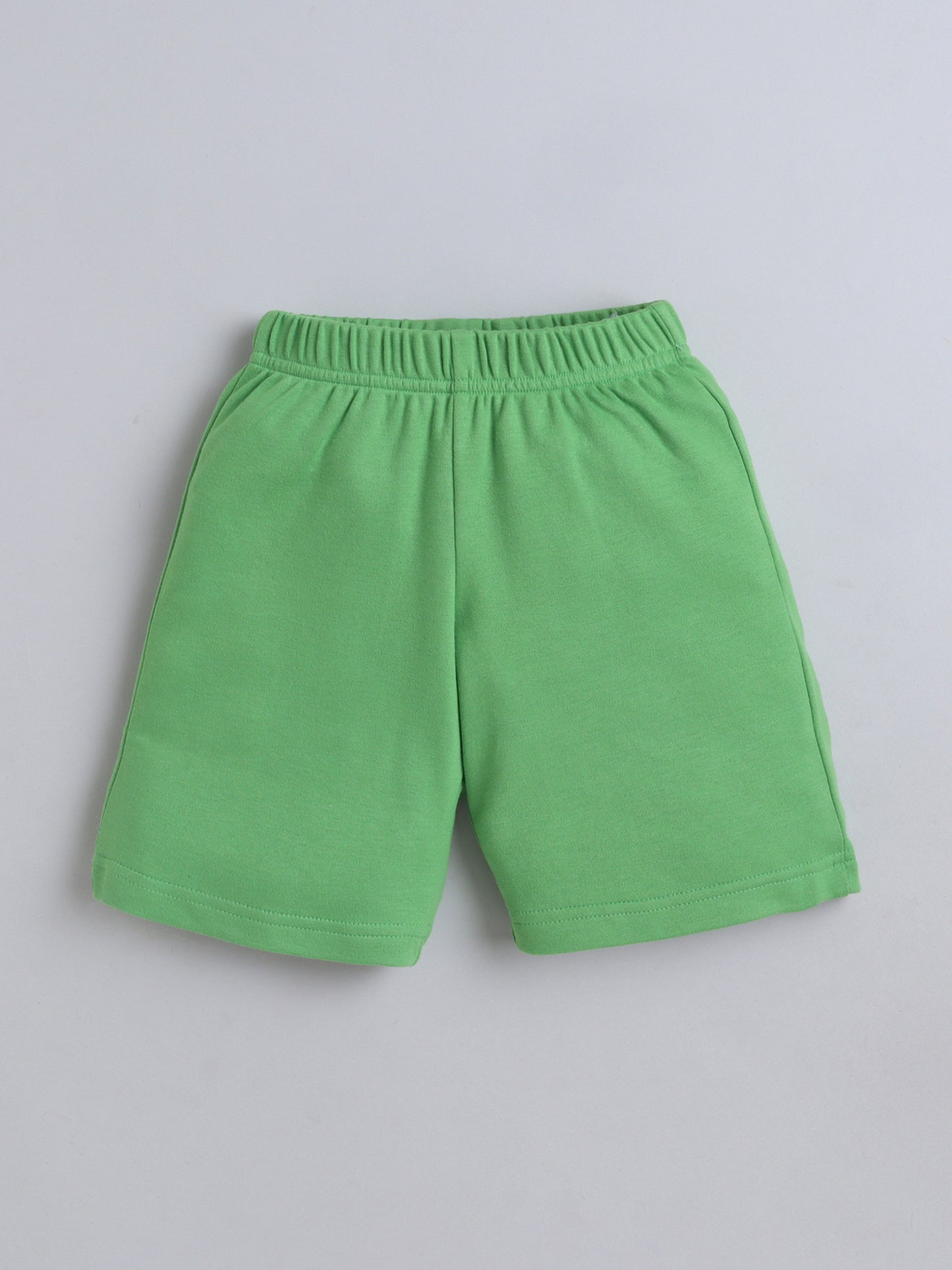 Unisex Solid Shorts - Green