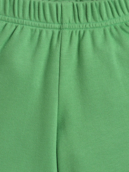 Unisex Solid Shorts - Green