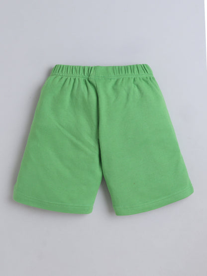 Unisex Solid Shorts - Green