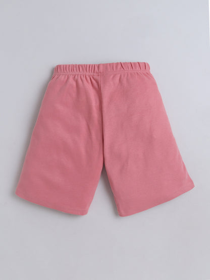 Unisex Solid Shorts - Matte Pink