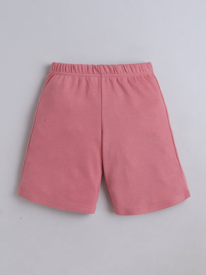 Unisex Solid Shorts - Matte Pink