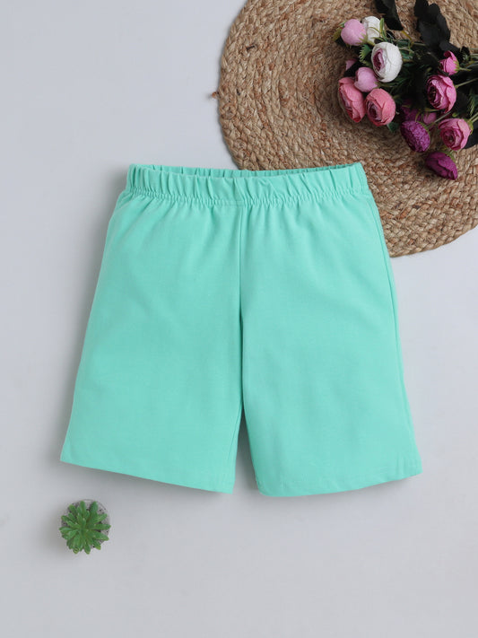 Unisex Solid Shorts - Bright Green