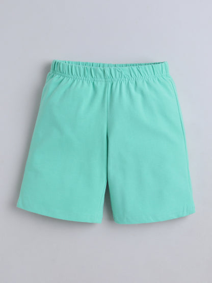Unisex Solid Shorts - Bright Green