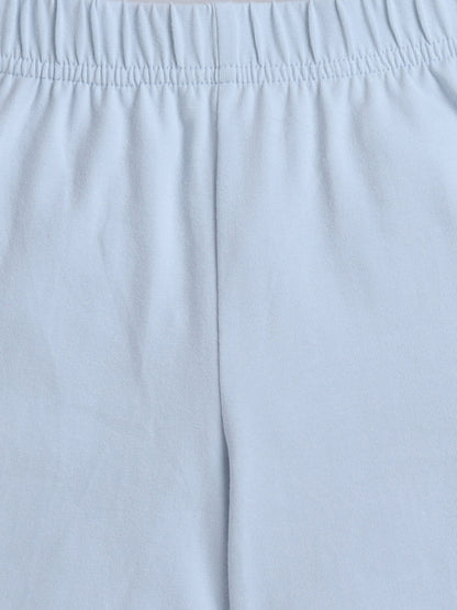 Unisex Solid Shorts - Light Blue