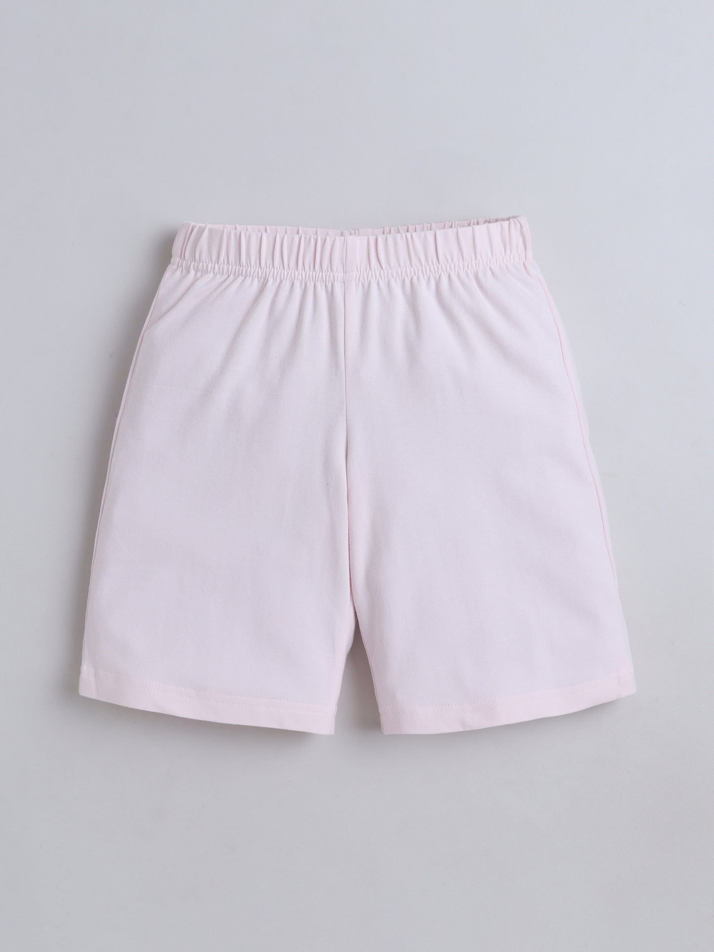Unisex Solid Shorts - Light Pink