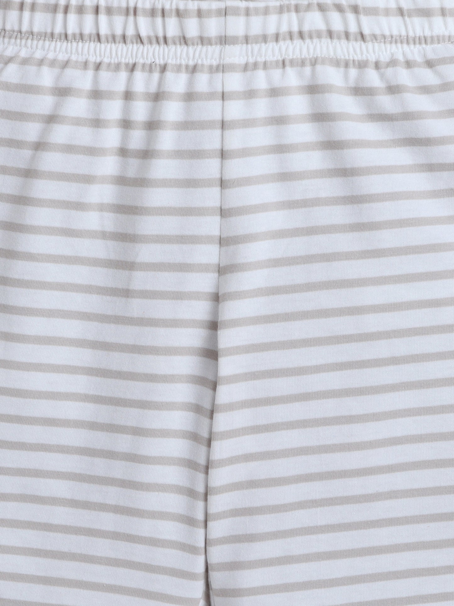 Unisex Solid Shorts - Grey Stripes