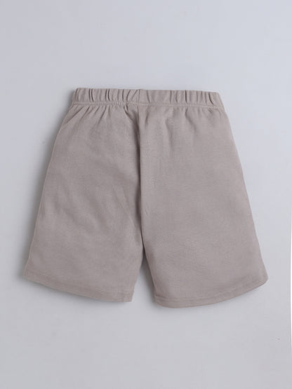 Unisex Solid Shorts - Cool Grey