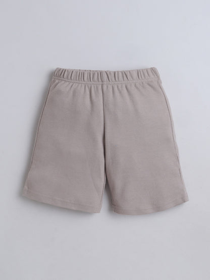 Unisex Solid Shorts - Cool Grey